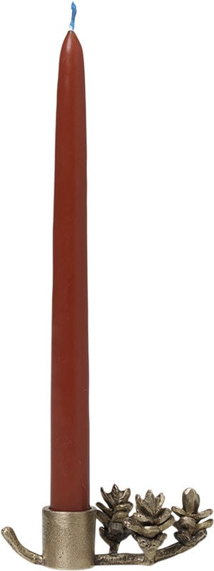 Forest Candle Holder - Brass