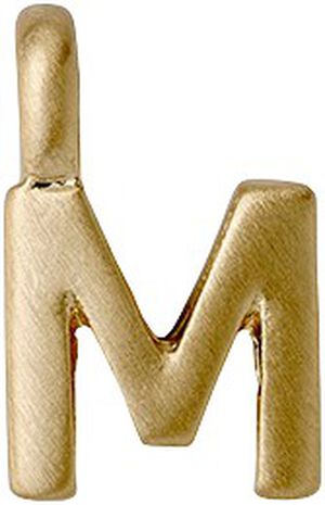 Charm, forgyldt, M