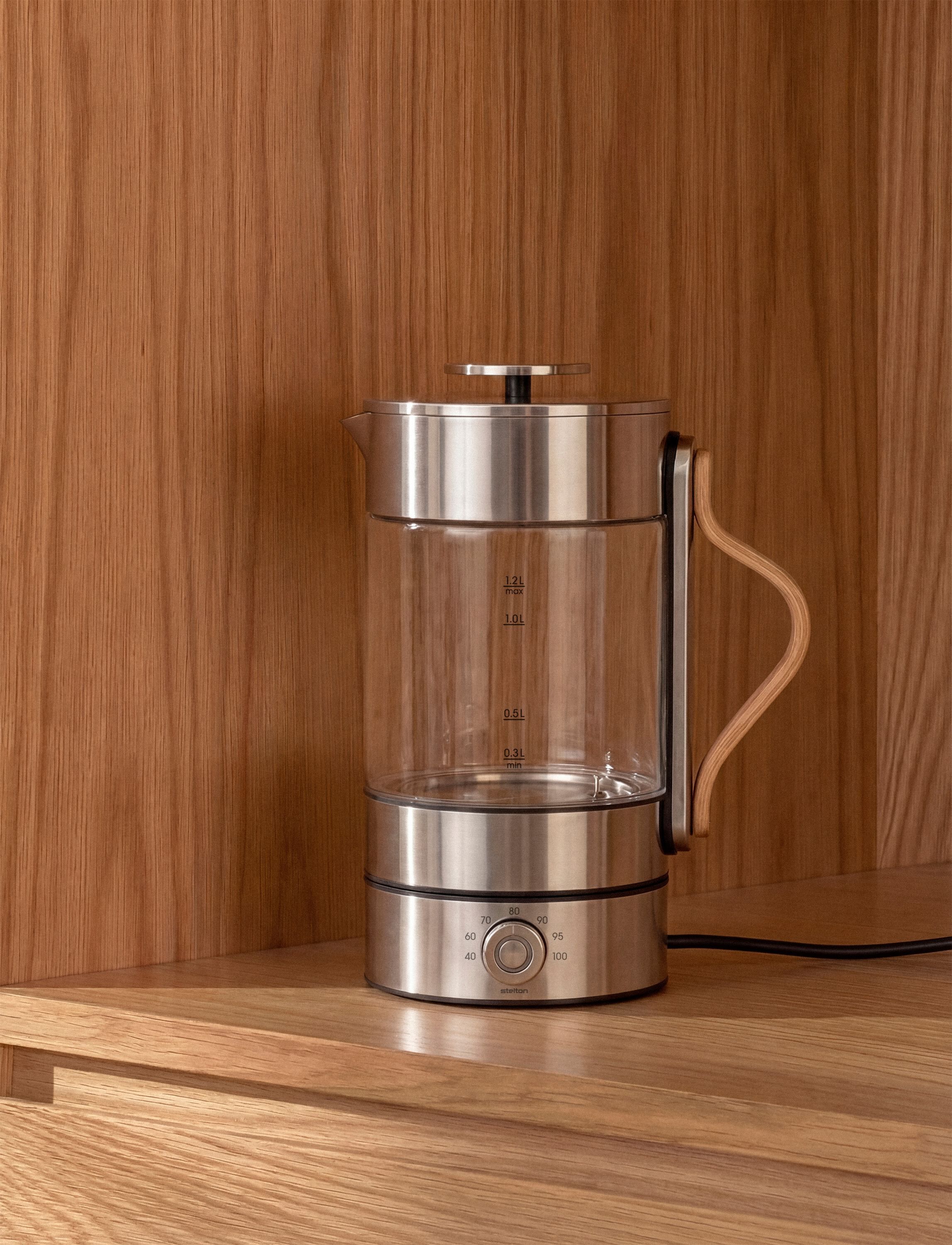 Emma elkedel (EU) 1.2 l. clear/steel