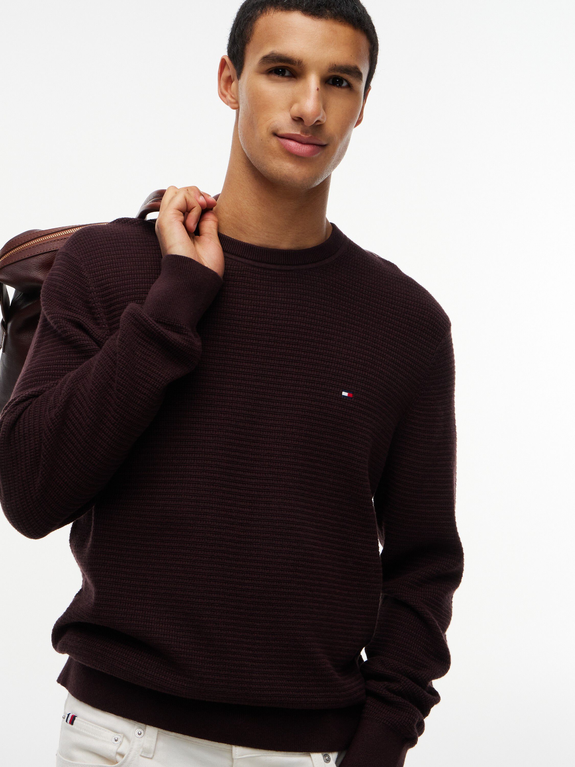 PIMA CTN CASH STRUCTURE CREWNECK