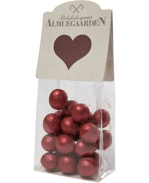 Choko-Lakrids Jordb&aelig;r HJERTE, Klodsbundspose