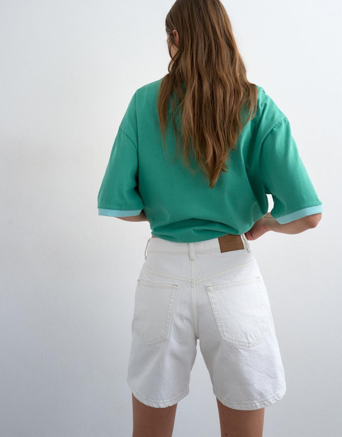 TSVIGGA HR DNM SHORTS WHITE