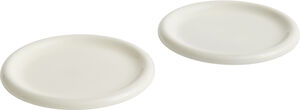 Barro Plate-Set of 2-Ø24-Off-white