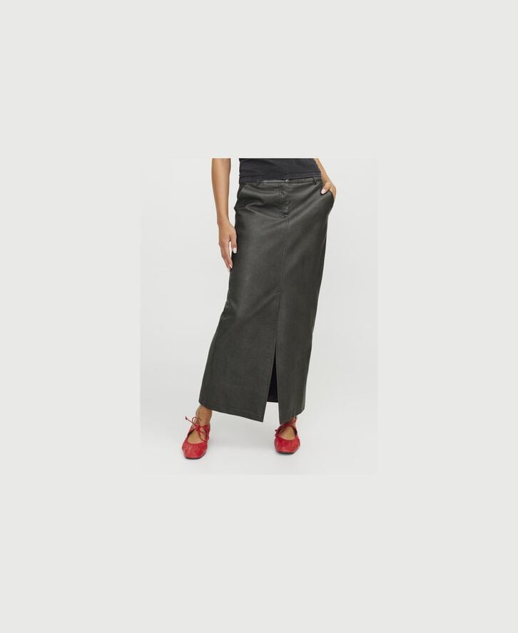 JXMADDY REG LONG MW PU SKIRT OTW