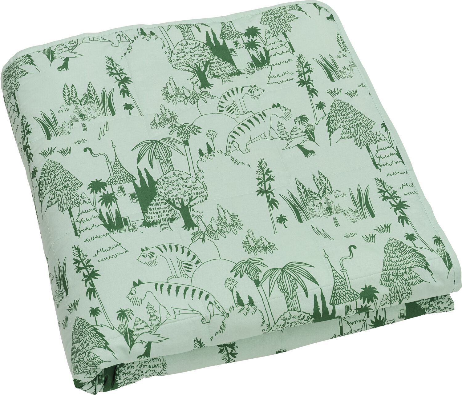 Mumi senget&aelig;ppe 260x260cm Havefest