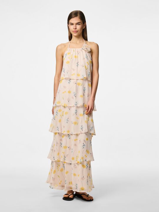 PCCLARA SL LONG LAYRED DRESS KCA