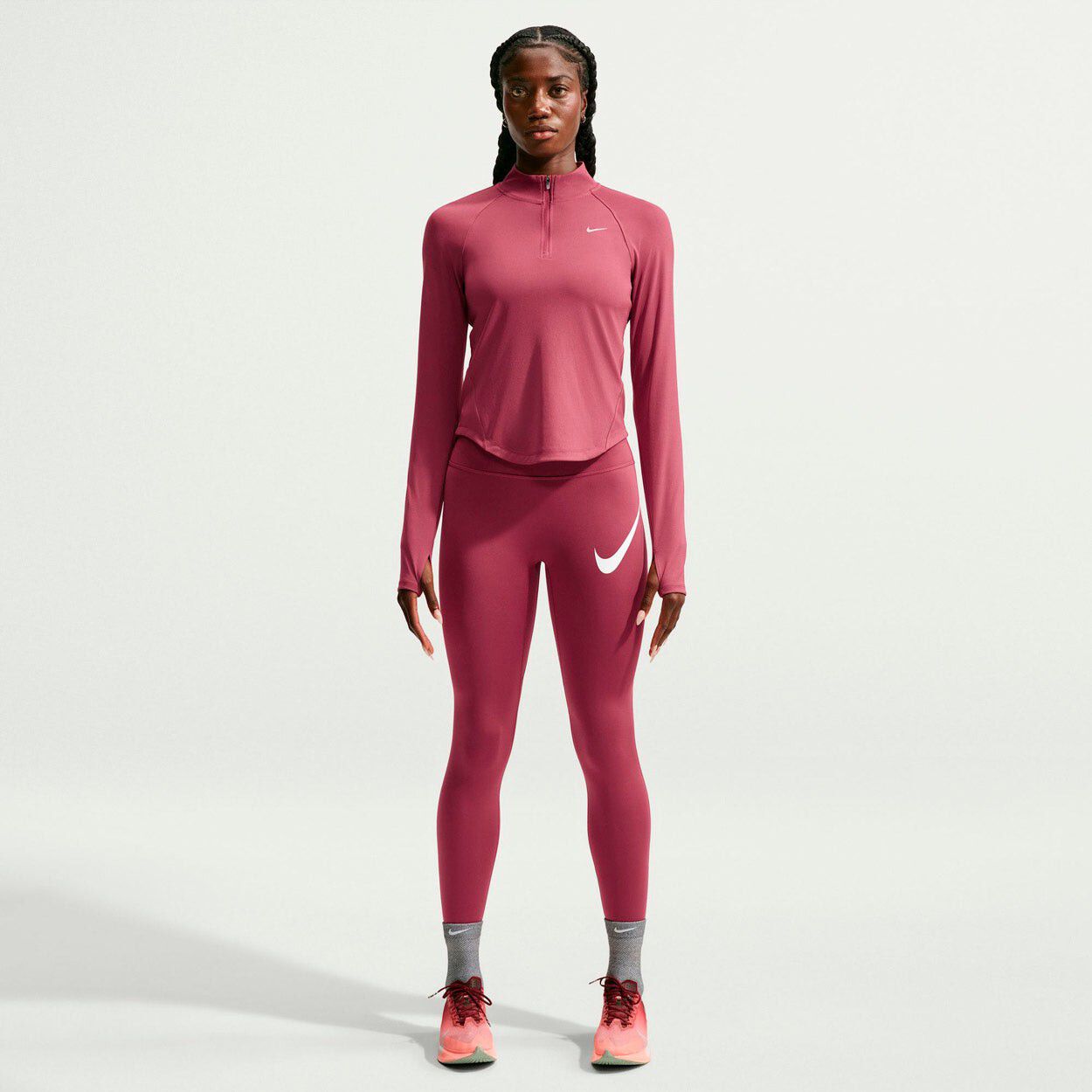 Tempo Dri-Fit 1/4 Zip Tr&aelig;nings Tr&oslash;je