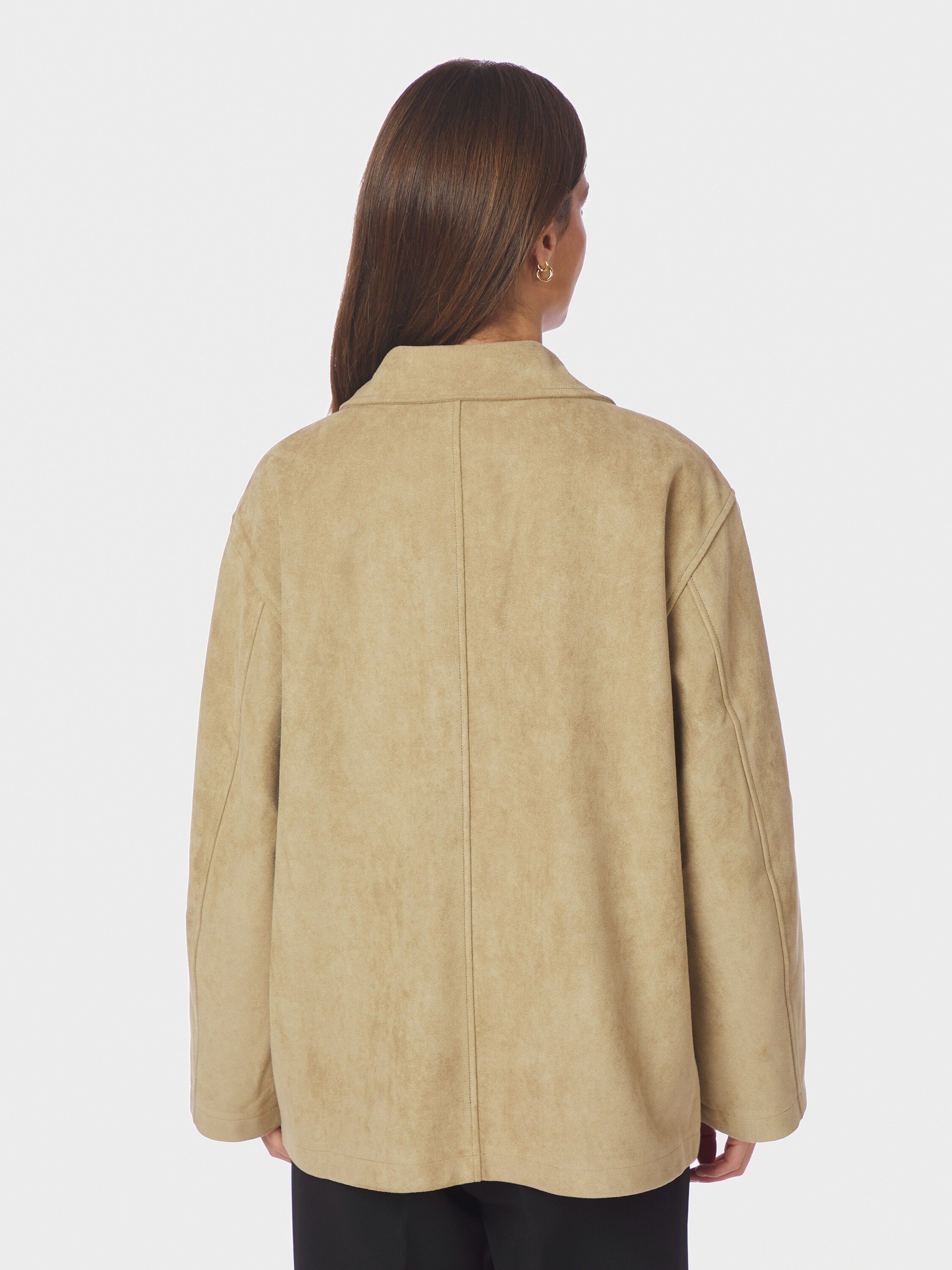 Ravina Faux Suede Jacket
