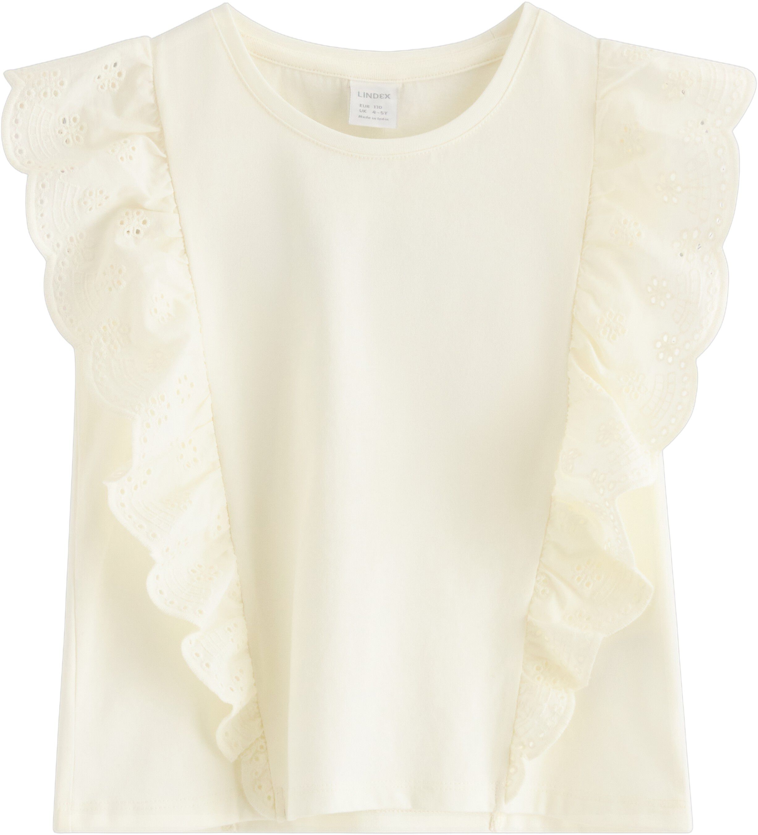 Top embroidery lace frill