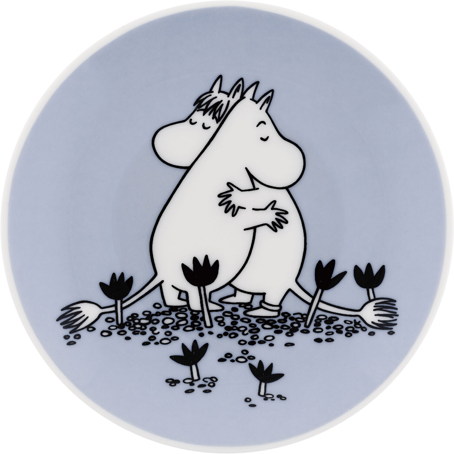 Moomin minitallerken 10,5cm K&aelig;rlighed Bl&aring;