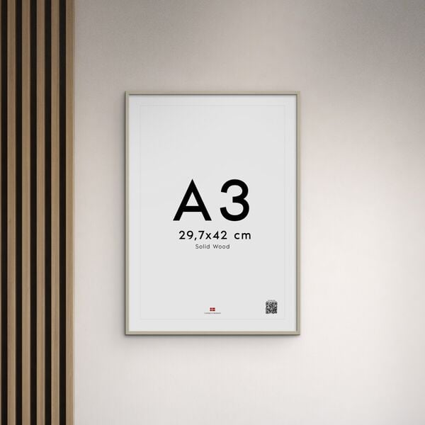 Poster&Frame - Cashemire grey wood 29,7x42cm (A3)