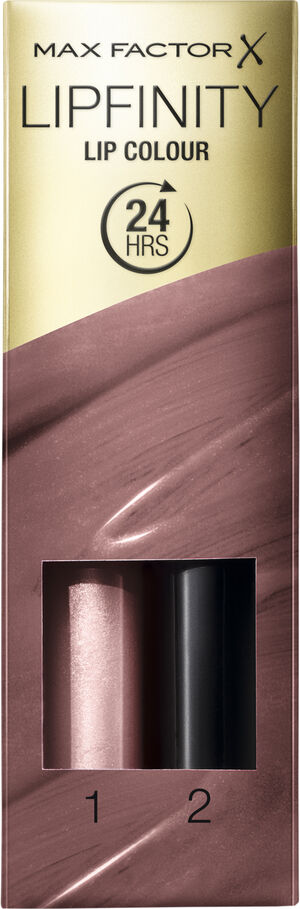 Max Factor Lipfinity 2-step Long Lasting Lipstick, 016 Glowing, 2. 3 m