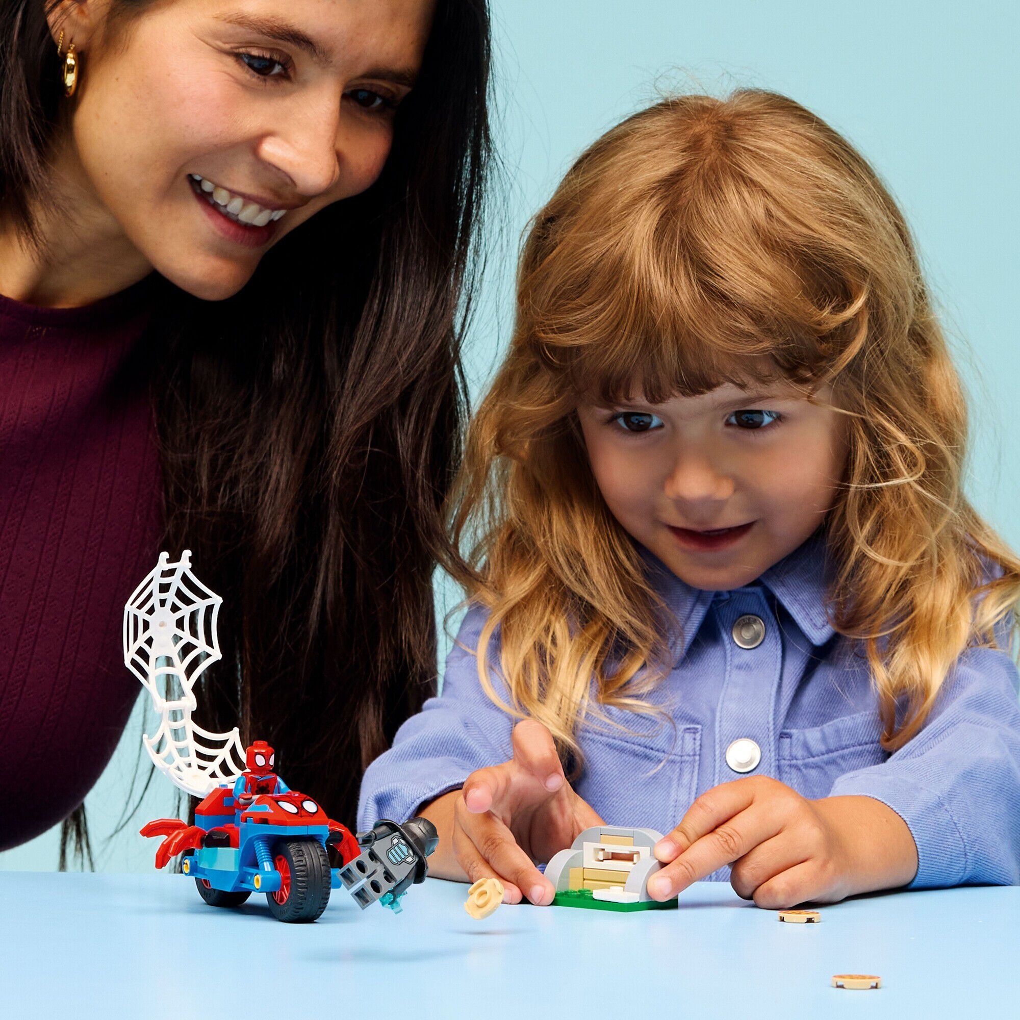 Spidey p&aring; sin motorcykel mod Rhino 11206