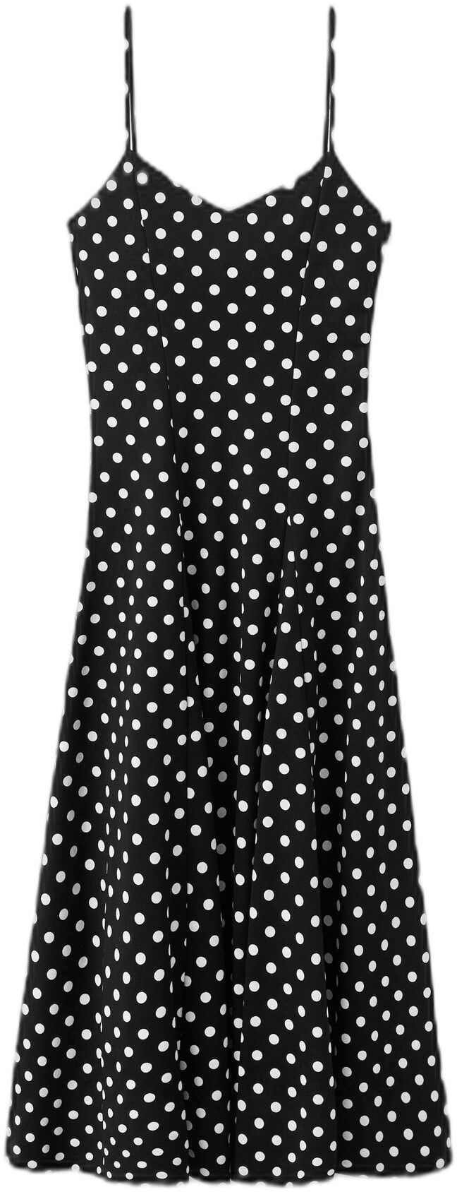 A-line dress with godets