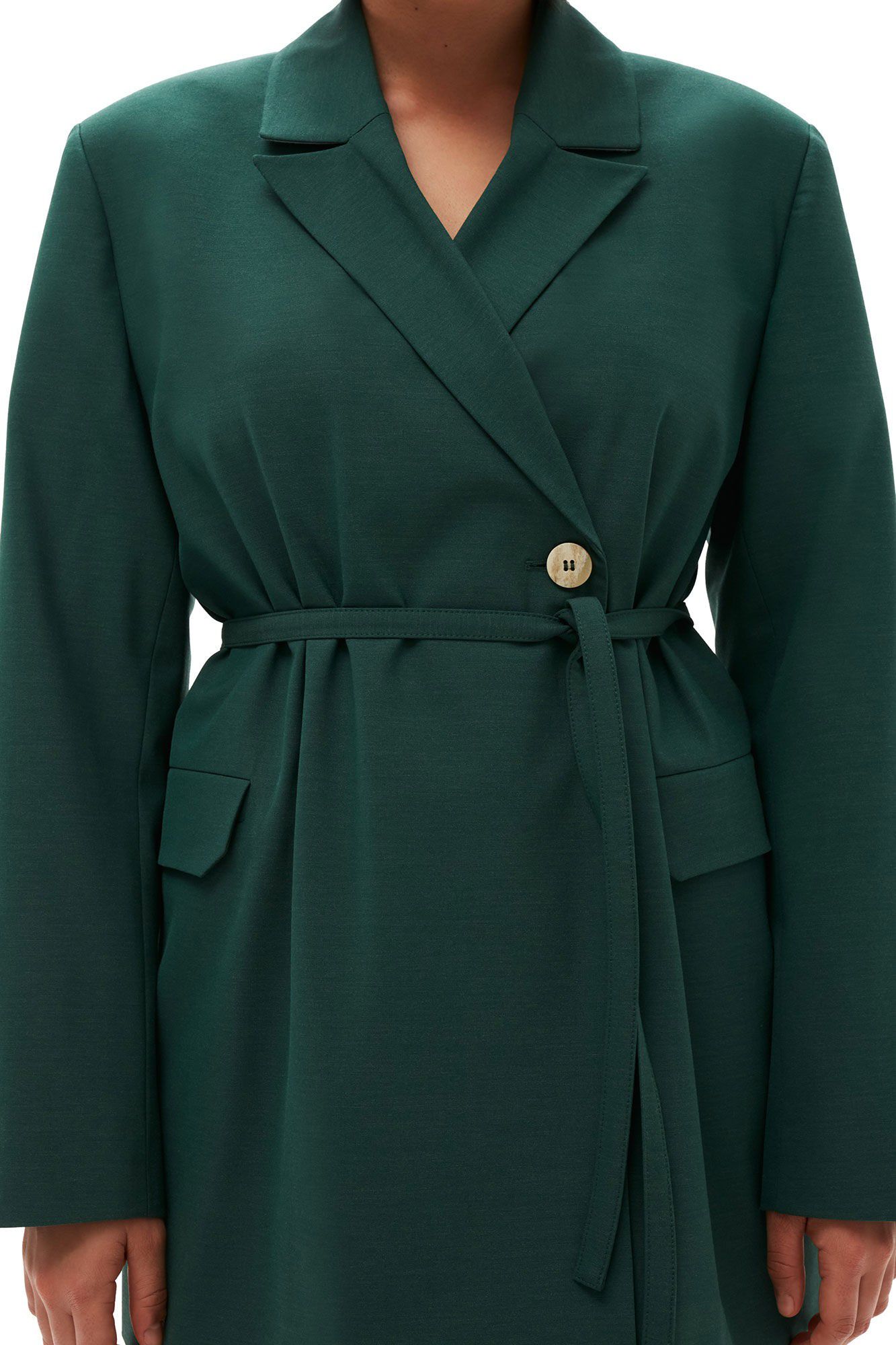 Drapey Melange Blazer