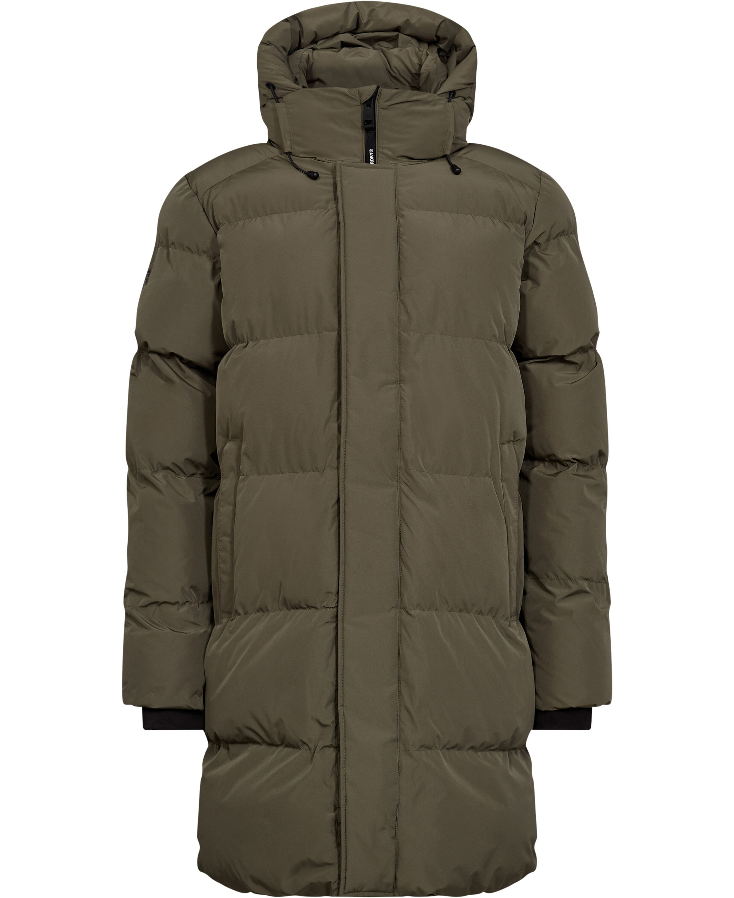 HOODED SPORTS PUFFER MID JKT