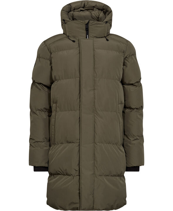 HOODED SPORTS PUFFER MID JKT