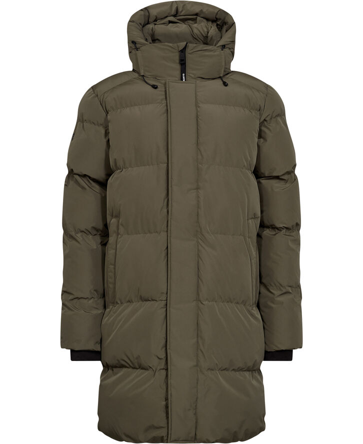 HOODED SPORTS PUFFER MID JKT