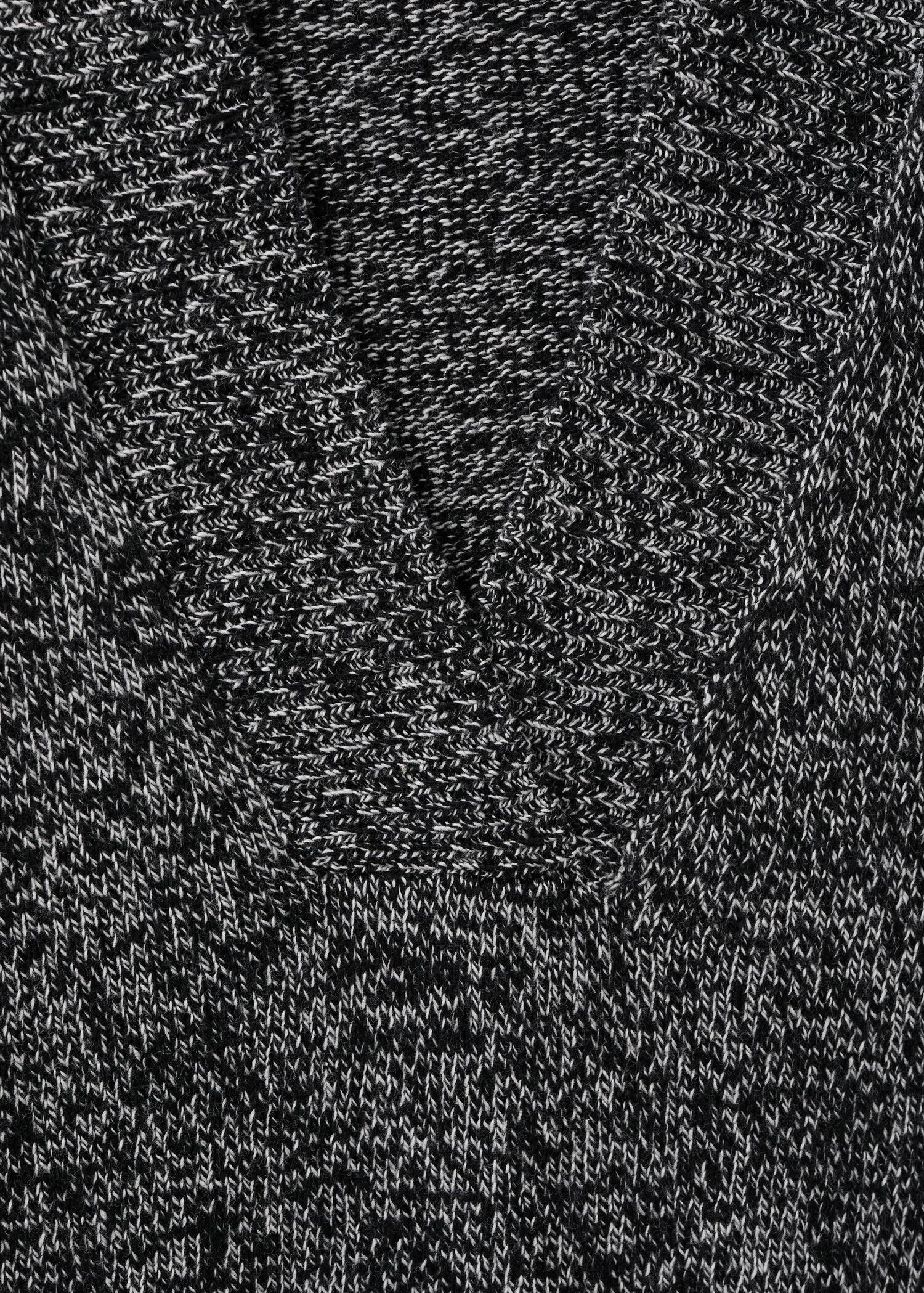 Speckled V-neck sweater