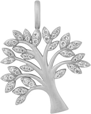 Tree of Life sparkle pendant - silver