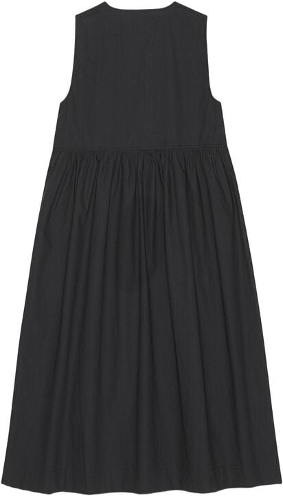Cotton Poplin Midi Dress