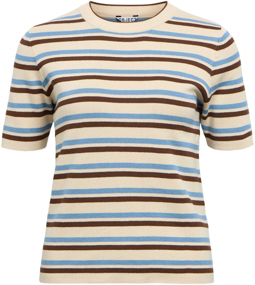 OBJESTER S/S NEW KNIT PULLOVER NOOS