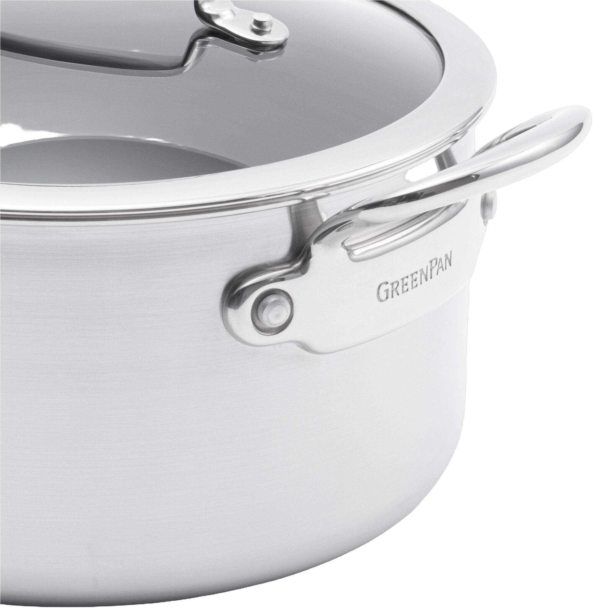 GreenPan Premiere 5PLY SS Casserole 24cm/4,9L