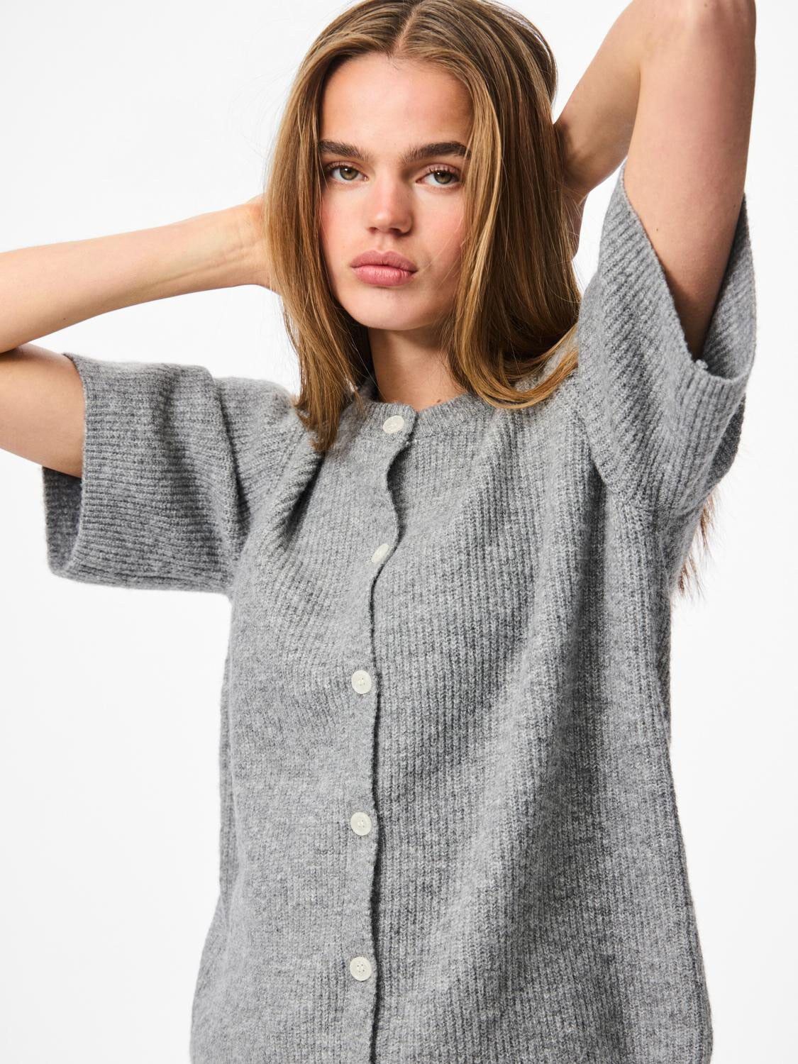 PCSILLY SS O-NECK KNIT CARDIGAN NOO