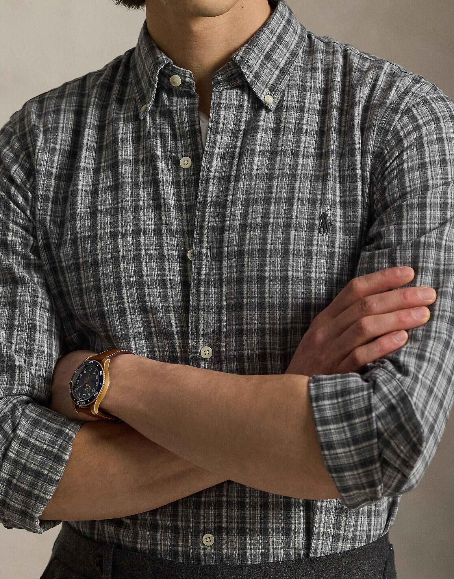 Custom Fit Brushed Oxford Shirt