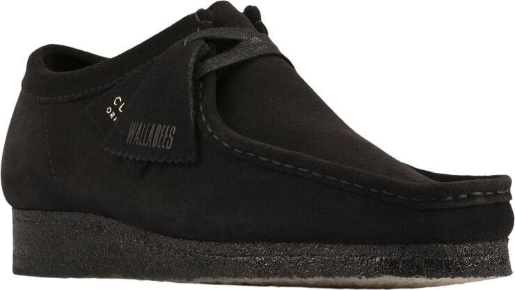 Wallabee. Black Sde, D, 4