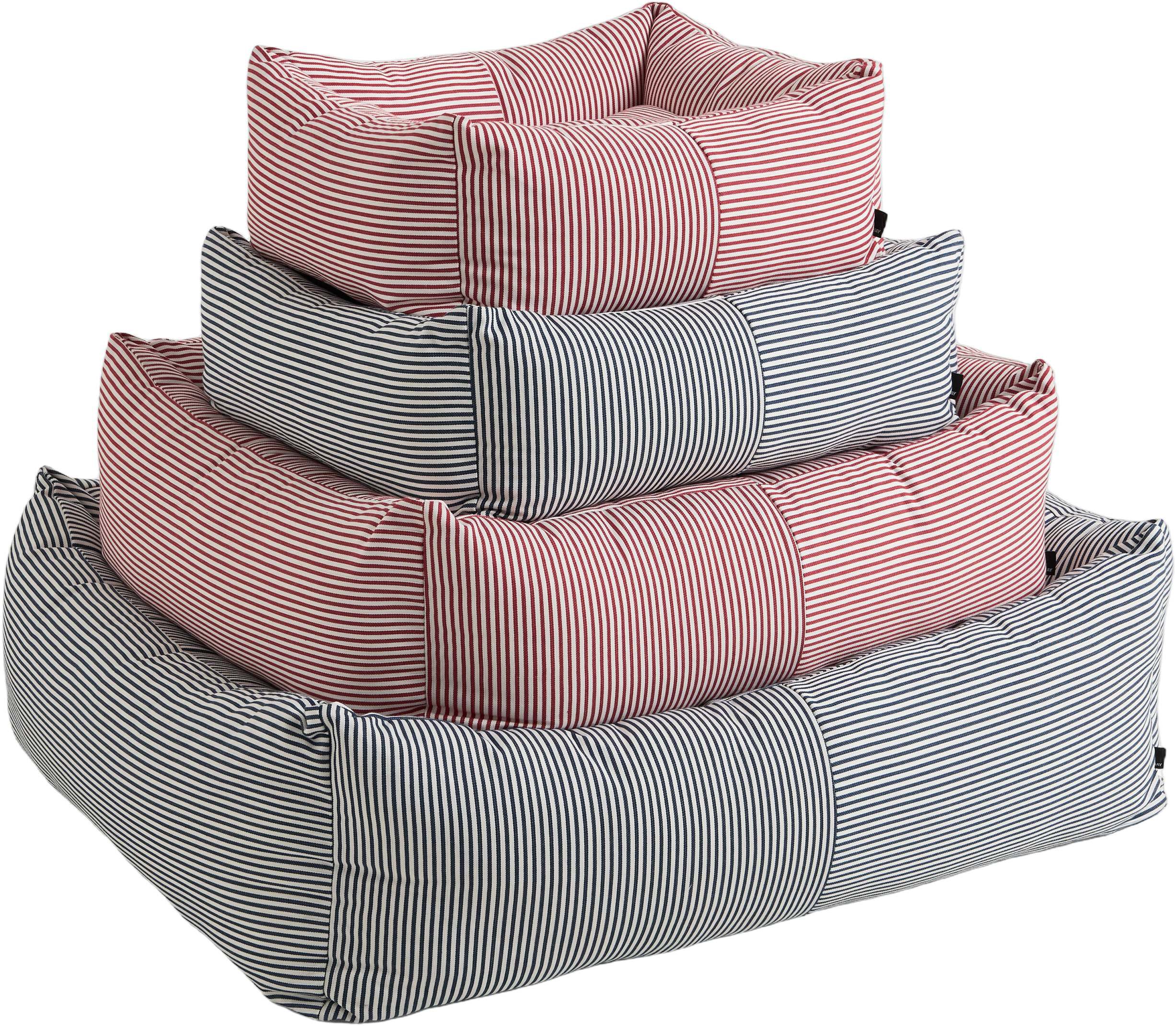 HAY Dogs Bed Zip-Small-Blue and whi