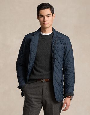MATTE FINE POLY-QUILTED SPORTCOAT
