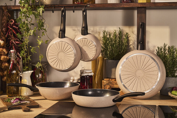 Ledro Stegepande 20 Beige Rund Alu