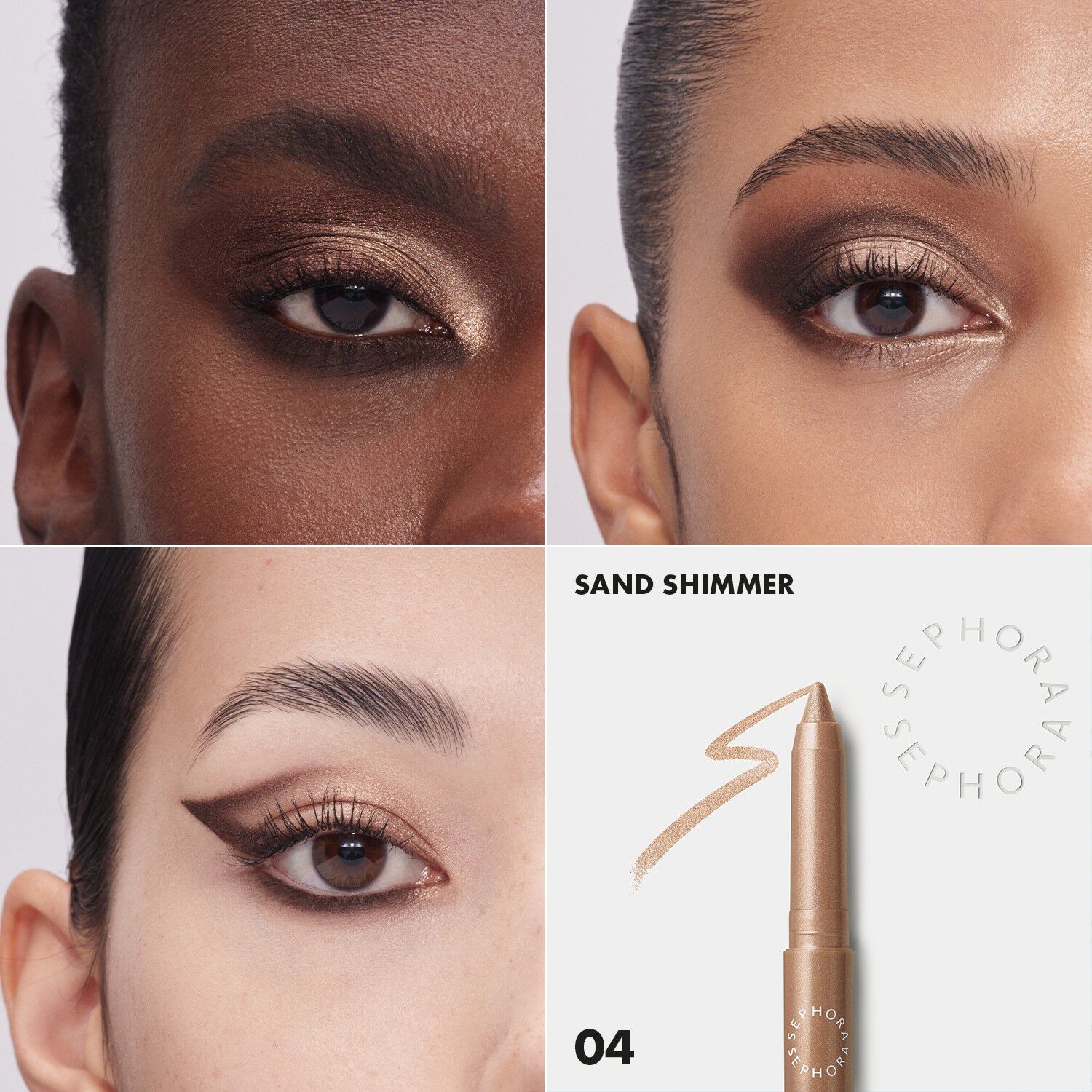 Eyeshadow Stick & Liner Trio - &Oslash;jenskygge i stiftformat
