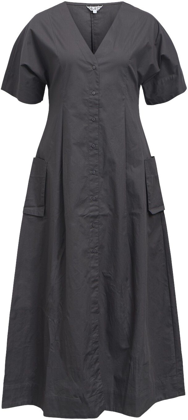 OBJKAELA 2/4 RE LONG DRESS E SS FAI
