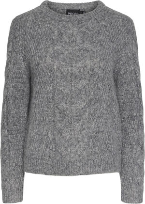 PCNINA LS O-NECK KNIT NOOS BC