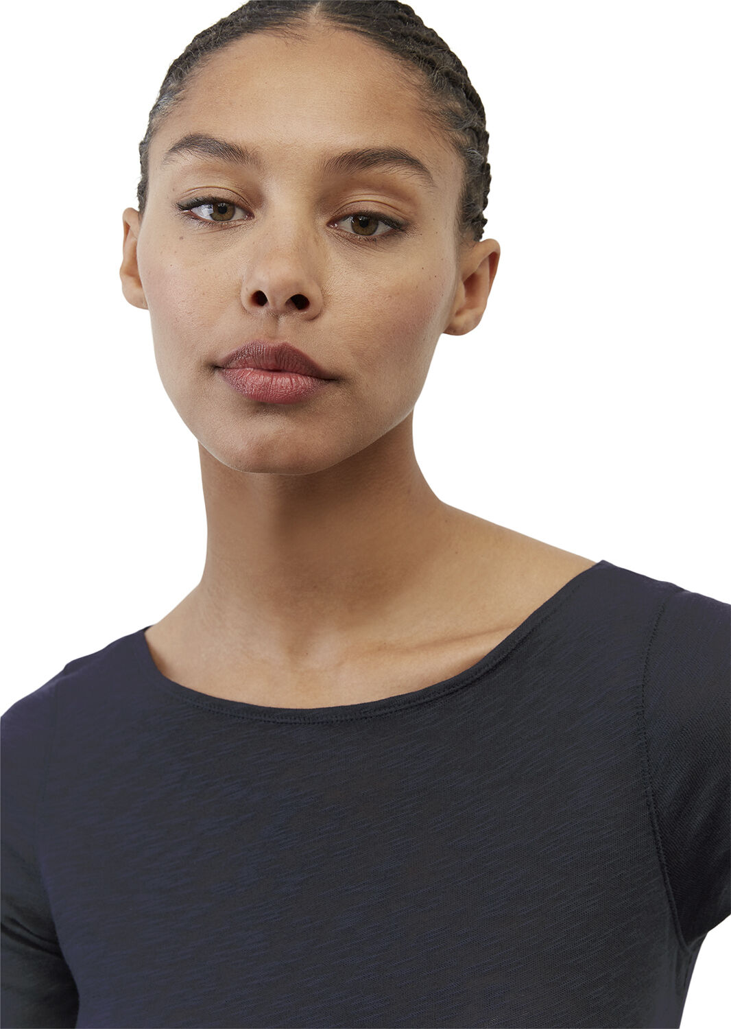 T-shirt, short sleeve, boat neck