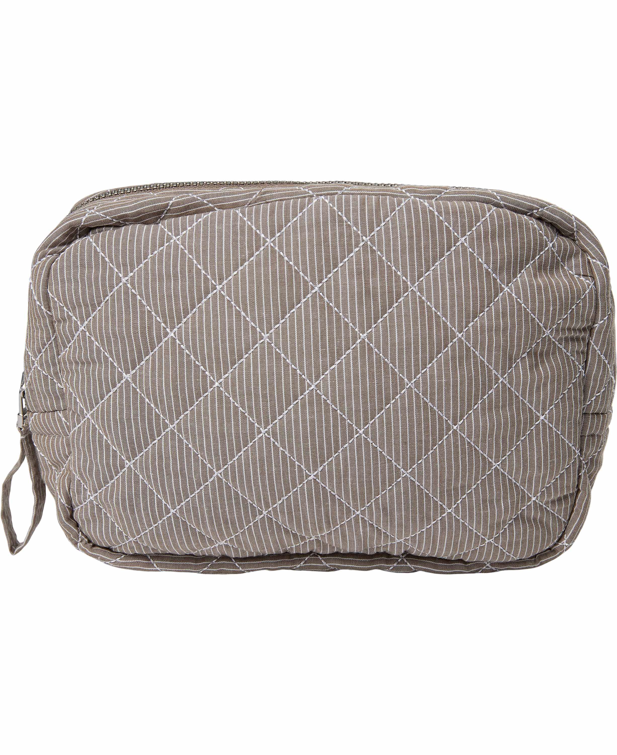 Moira 3 makeup bag Fossil Stripe XS