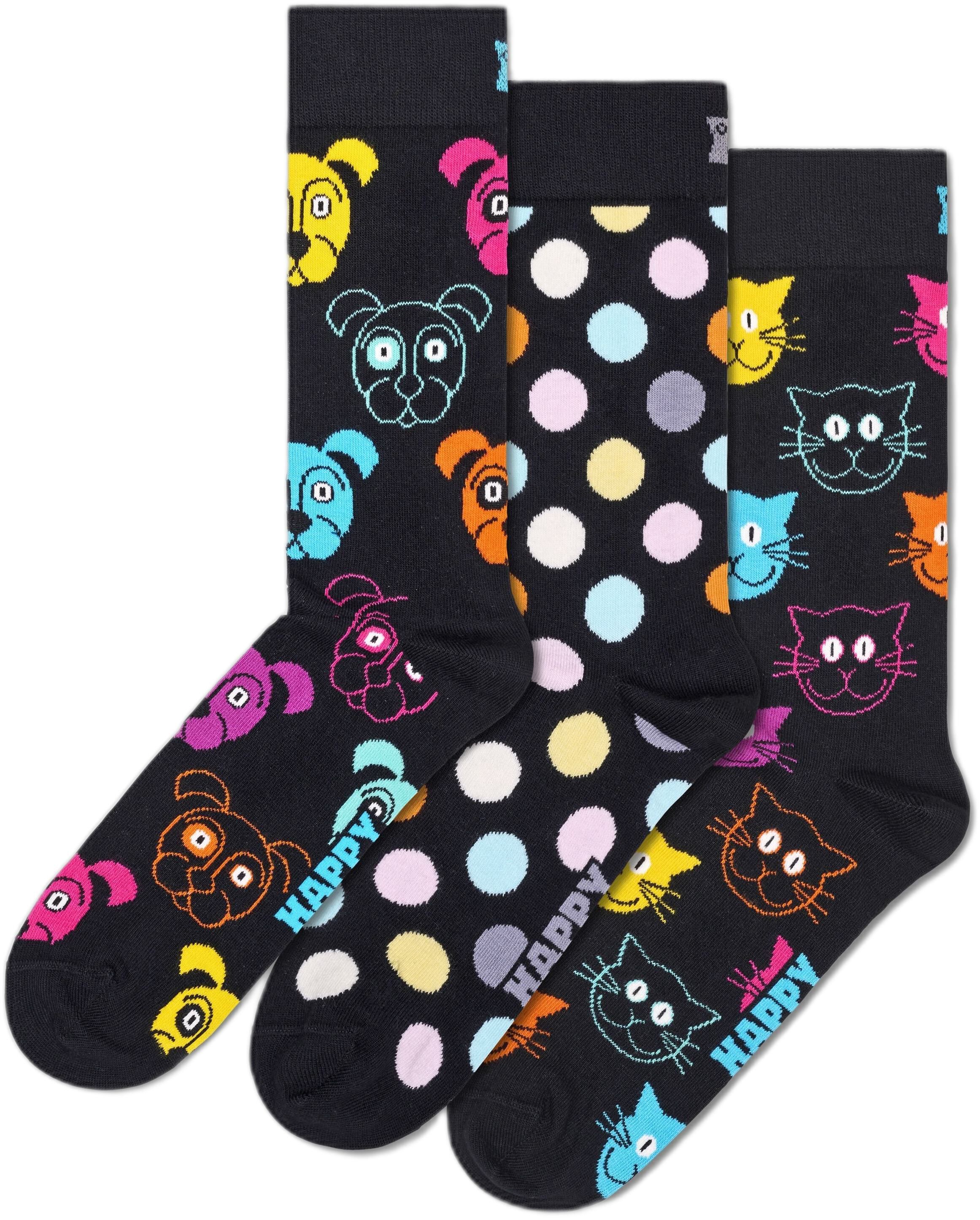 3-Pack Classic Dog Socks