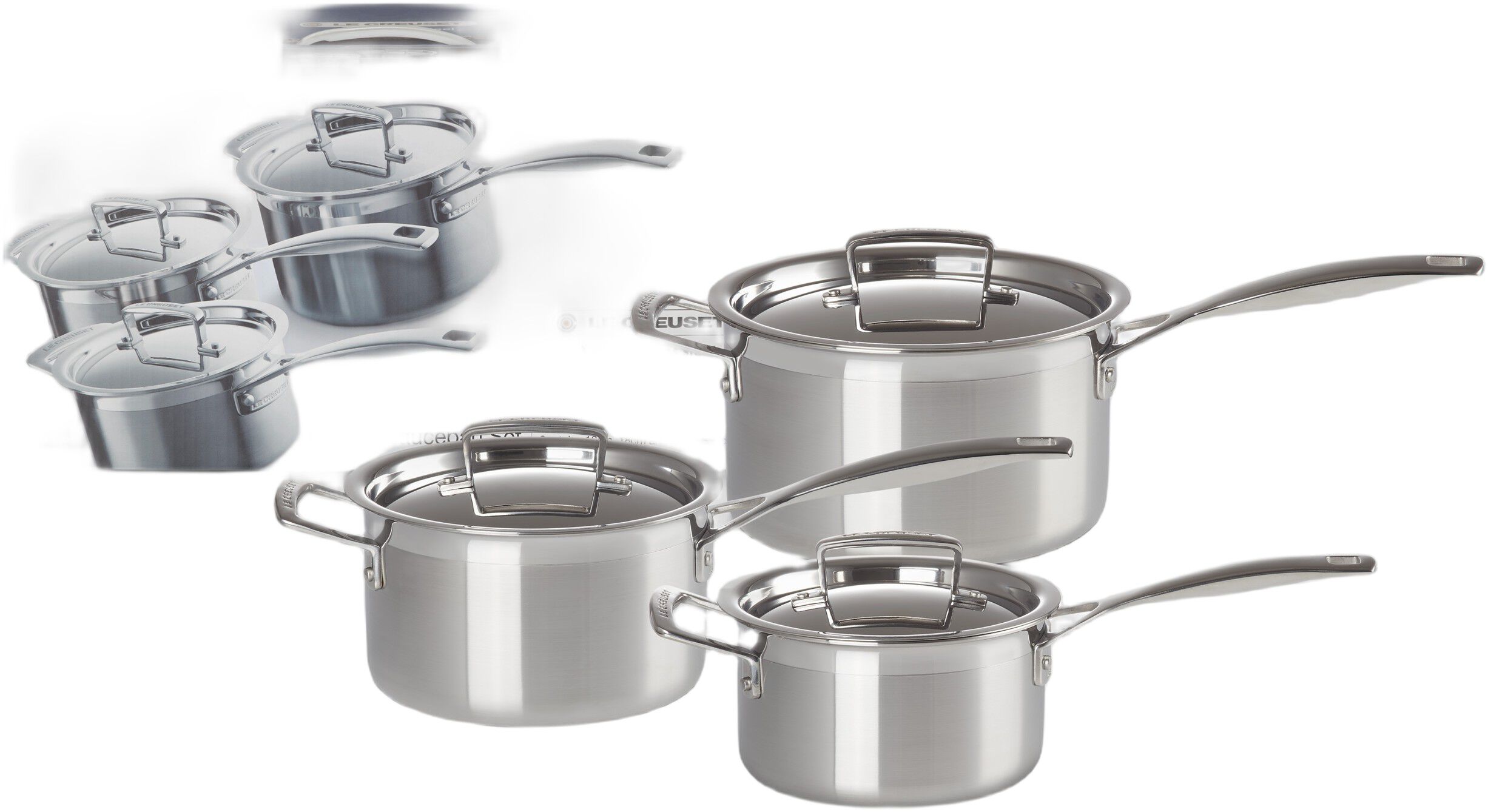 3Ply CL Kasserolles&aelig;t m/ 3 stk