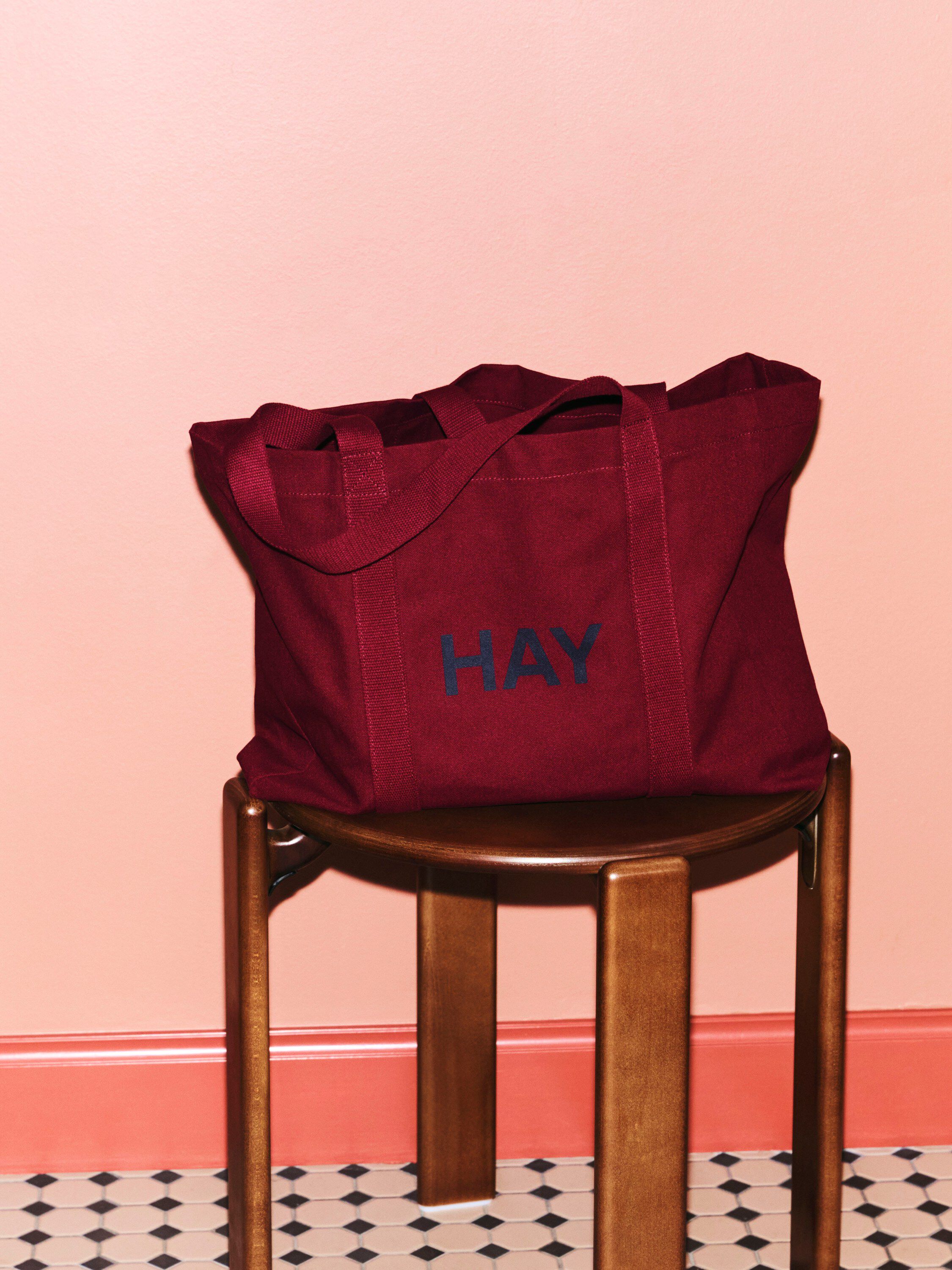 Shopper Bag-Medium-Burgundy
