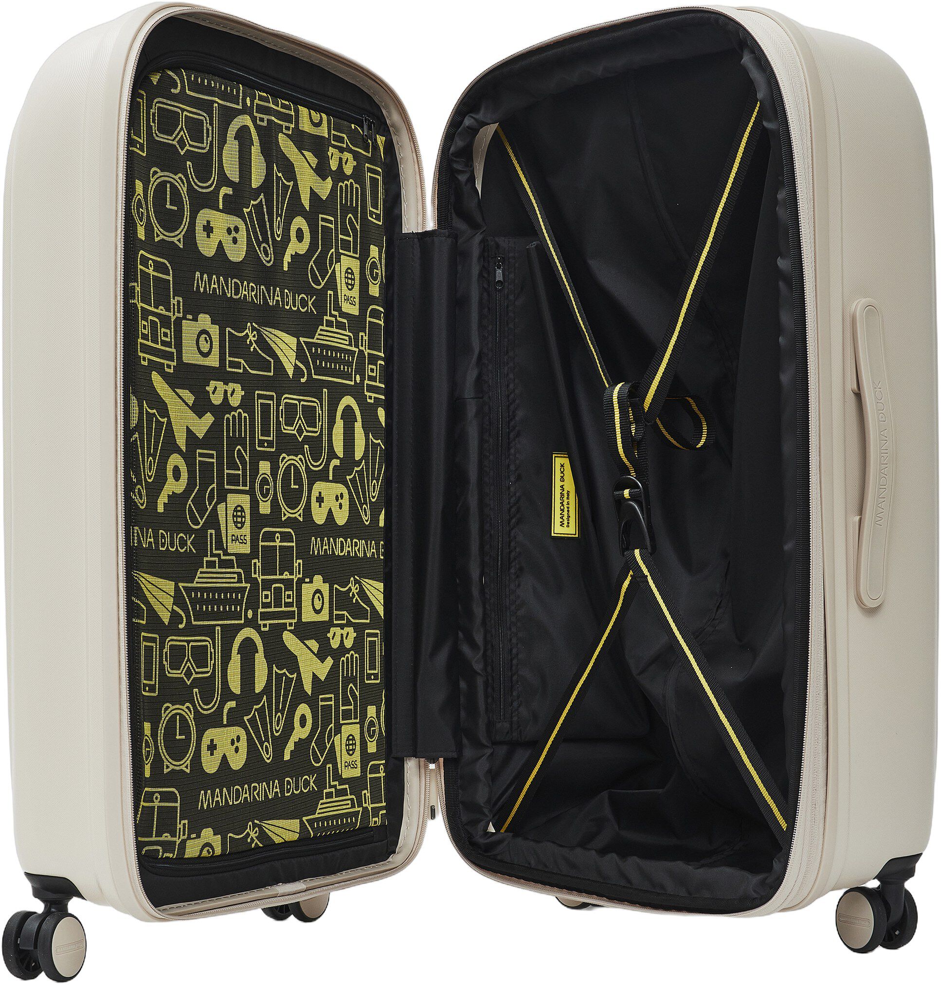 LOGODUCK + TROLLEY MEDIUM EXP / WHITE MOCHA