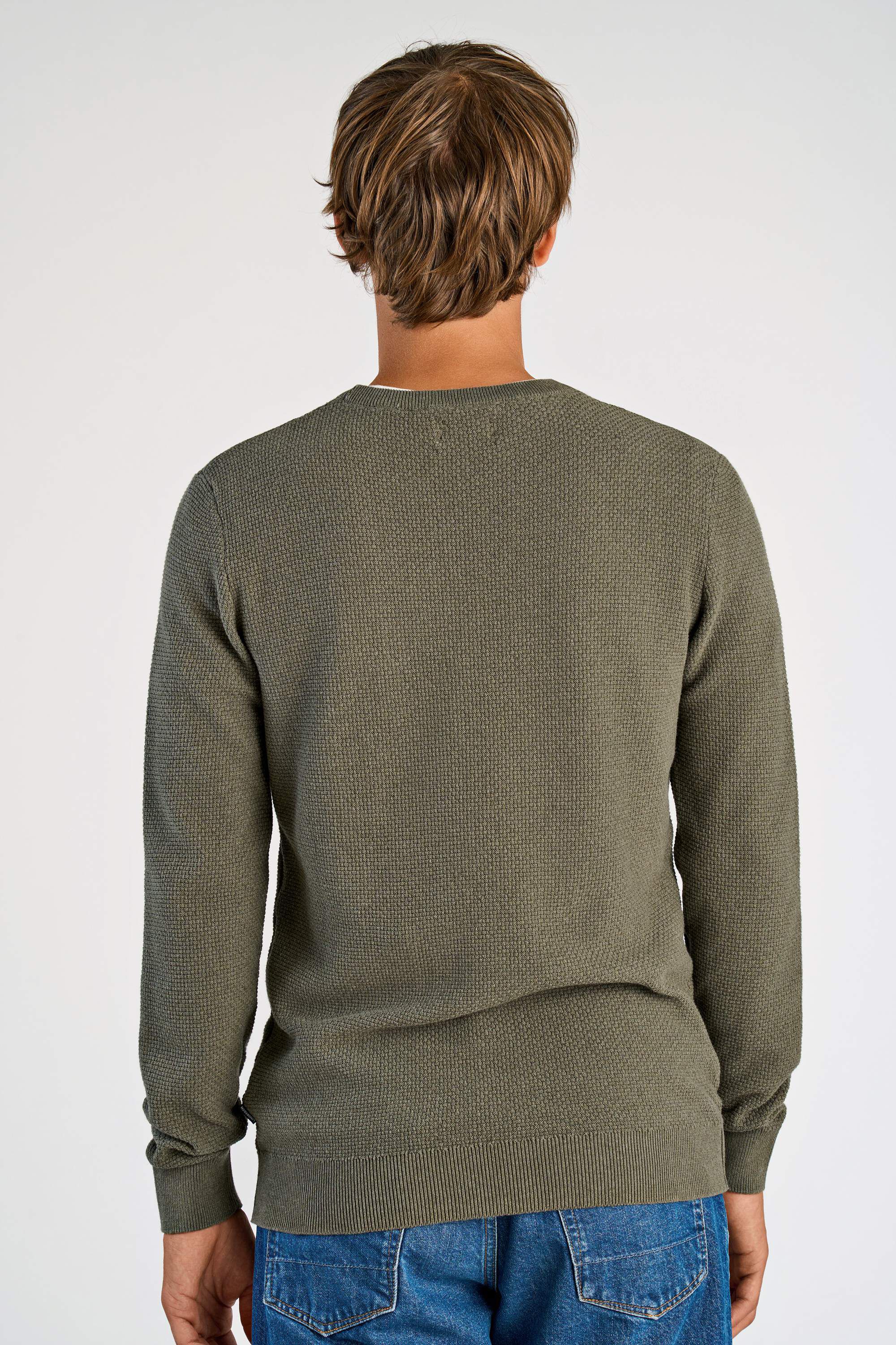 Recycle structure knit jumper