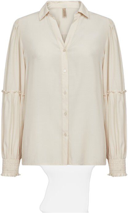 SC-BARBEL 2 Skjorte Creme