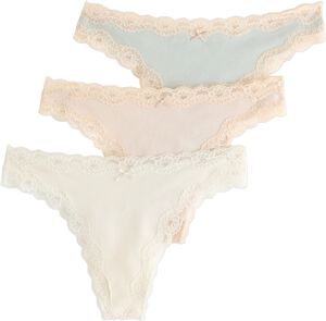 3-pack thongs with regular waist an