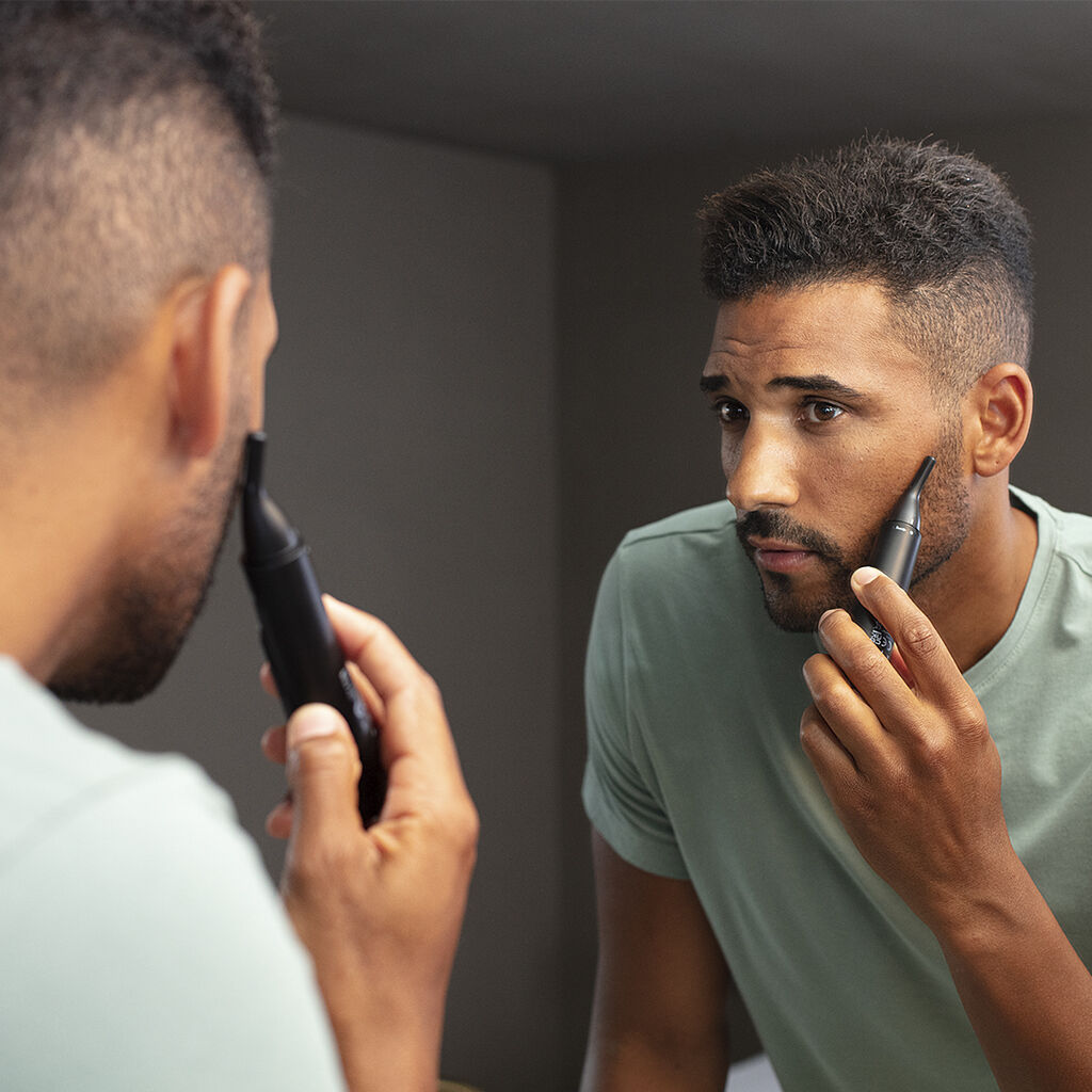 MN2X MenCare Pr&aelig;cisionstrimmer til &oslash;re, n&aelig;se og &oslash;jenbryn