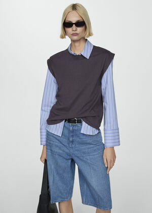Short-sleeved cotton t-shirt