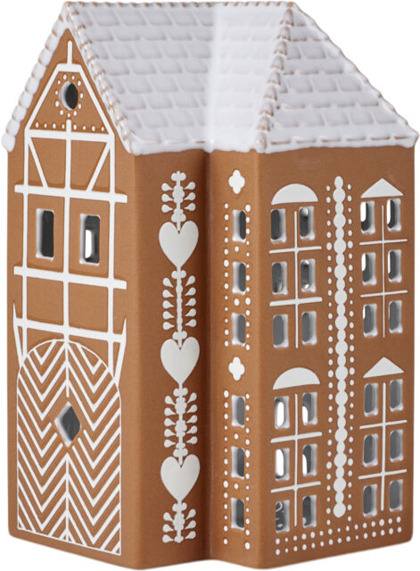 Gingerbread Lyshus stor brun