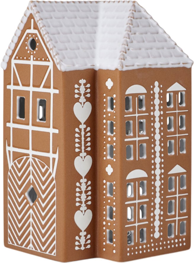 Gingerbread Lyshus stor brun