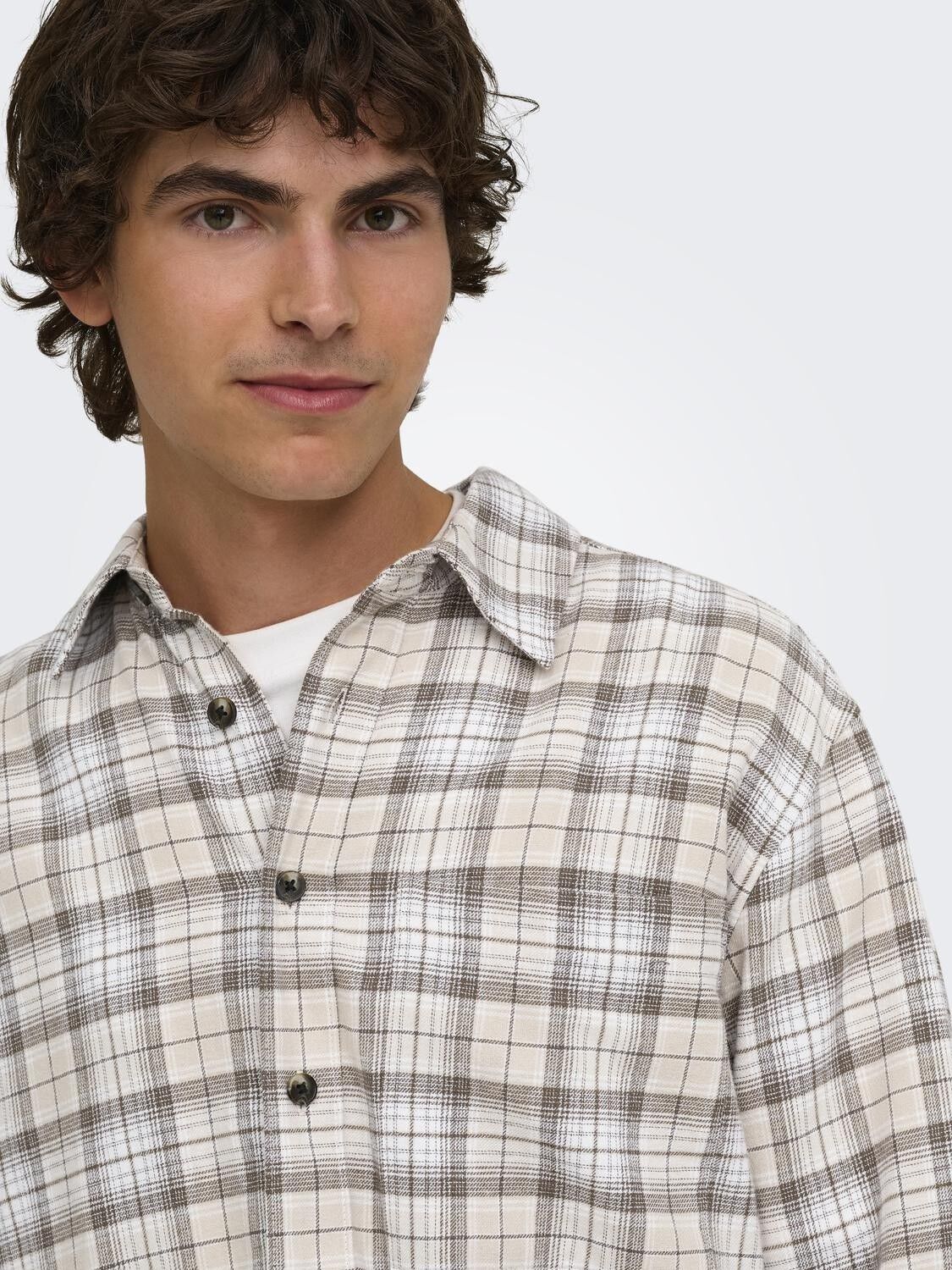 Onsgudmund Loose Ls Checked Shirt